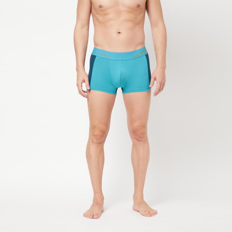 Image of Zoiro Men's Soft Cotton Blend Solid Trend Trunk (Pack of 2) |Colours May Vary