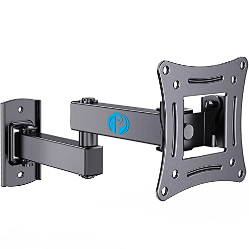 Full Motion Tv Wall Mount Brackets Swivel Tilts Articulating Extension For 13-32 Inches Led Lcd Flat Curved Screen Tvs Monitors, Single Stud For Corner Max Vesa 100X100Mm By Pipishell #TOP6