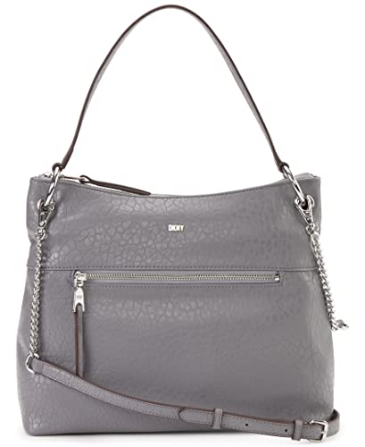 Image of DKNY womens Handbags HOBO,LIGHT CHARCOAL,Large