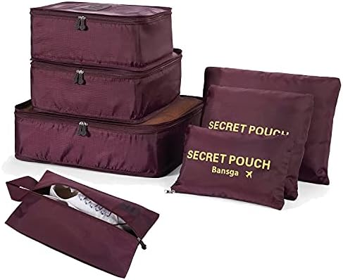 7 Set Packing Cubes, Travel Cubes for Suitcase Lightweight Travel Essential Bag with Large Toiletries Bag for Clothes Shoes Cosmetics Toiletries, Travel Luggage Organizers Storage Bag for Home 1 7 Set Packing Cubes, Travel Cubes for Suitcase Lightweight Travel Essential Bag with Large Toiletries Bag for Clothes Shoes Cosmetics Toiletries, Travel Luggage Organizers Storage Bag for Home
