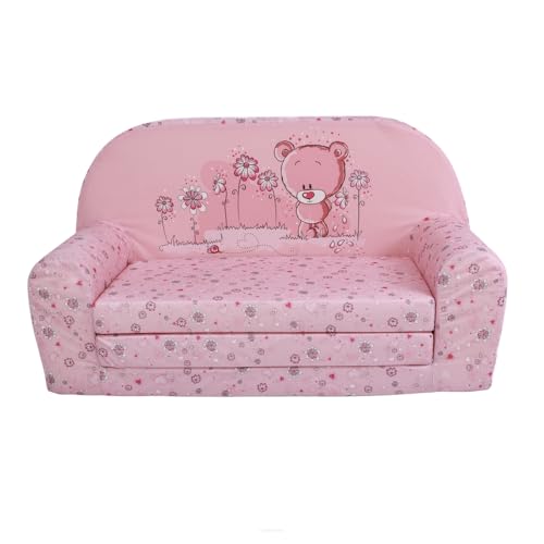 FORTISLINE – Kindersofa MINI ausklappbar 40x78x45cm - Kindersofa für...