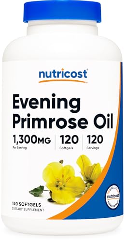 Nutricost Evening Primrose Oil 1,300mg, 120...