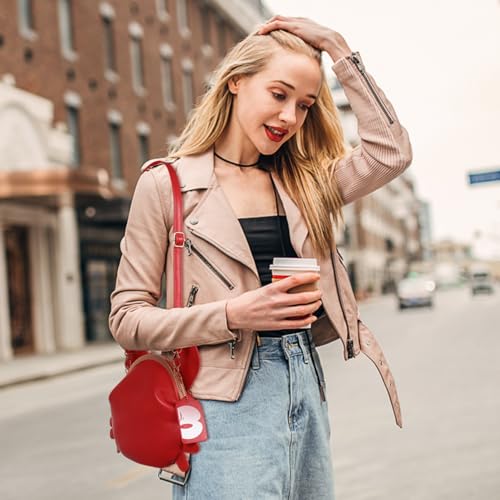 Fashionable Pu Crab-shaped Crossbody Satchel Handbag for Women Girls Chic and Unique Design for Parties Travel Daily Use Fully Lined Interior Loved3