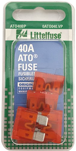 Littelfuse 0ATO040.VP ATO 32 Volt 40 Amp Carded Fuse, (Pack of 5)