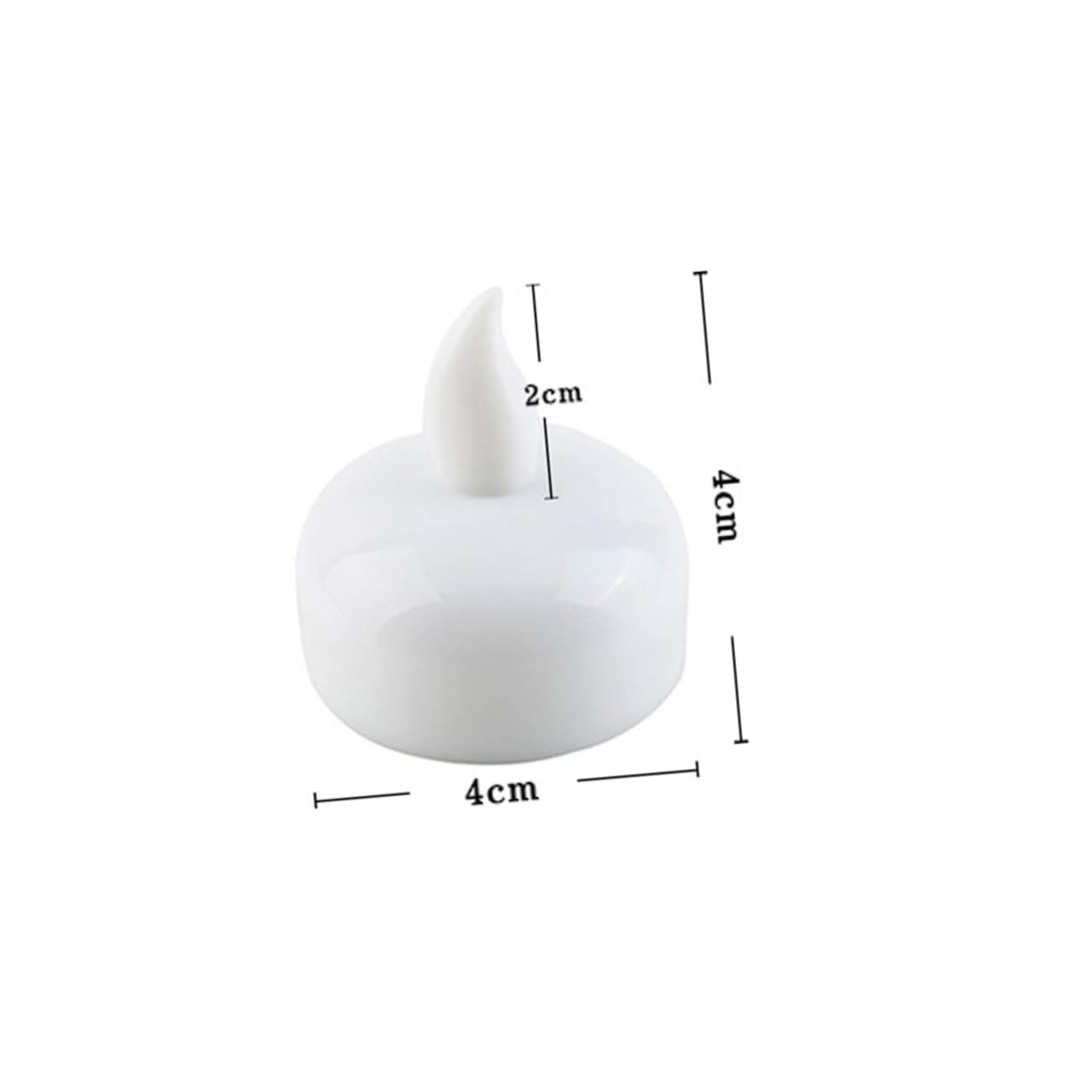 Alipis 24 Piezas Velas Flotantes Impermeables Luces LED Luz de Vela Electrónica para Decoración de Bodas Flotantes Agua