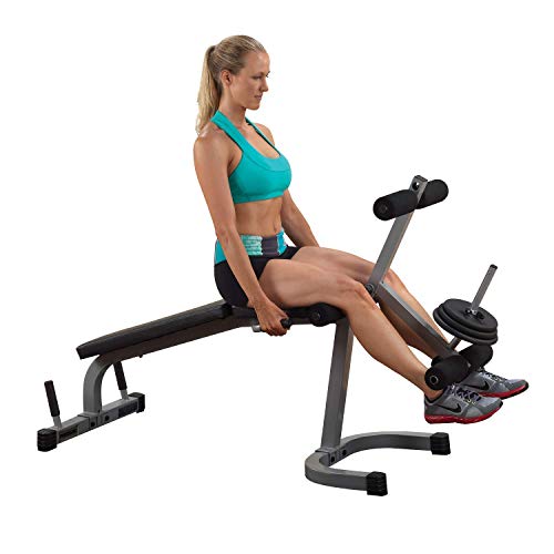 Body-Solid PLCE165 Powerline-Serie 2in1 Beintrainer Beinstrecker Beinbeuger sitzend/liegend