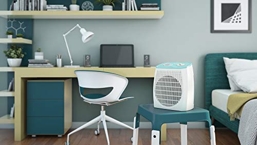 Olimpia Splendid 99292 Warm Pop A ventilatorkachel, 2000 W, aquamarijn, 21 x 14,3 x 25,1 cm, 1 kg - Afbeelding 3