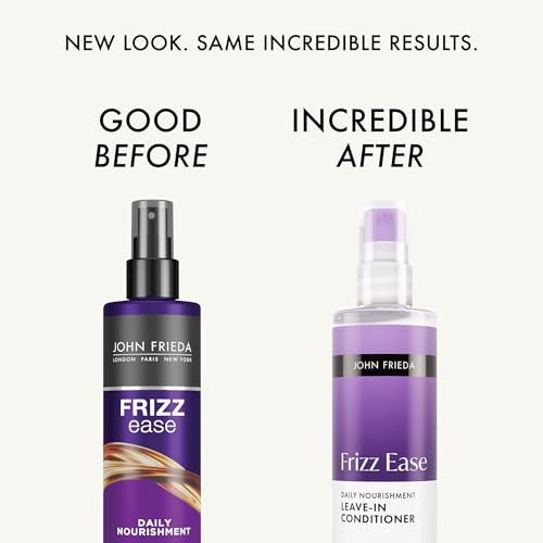 Image of John Frieda Frizz Ease Leave-In Conditioner for Frizzy Hair, 8 Fl Oz (Pack of 6)