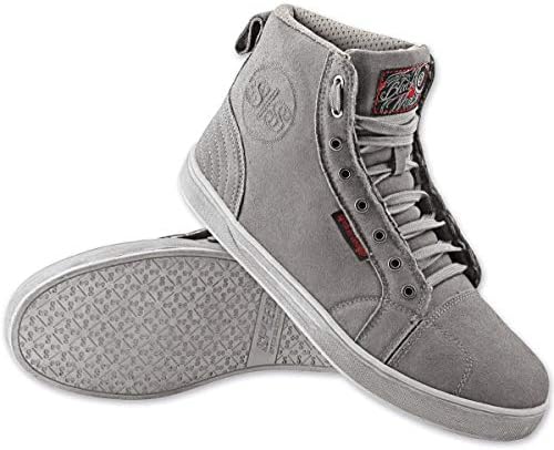 Speed and Strength Mens Black 9 Moto Shoes Footwear, Charcoal, 9