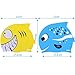 IPOW 2 PCS - Gorros de natación para niños Silicona no tóxica...