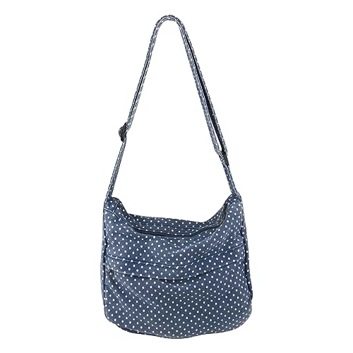 Image of Canvas Casual Messenger Bag Hobo Crossbody Bag Canvas Shouder Tote Handbag for Women and Men