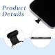 Jeffdad 10 Stück USB C Schutzkappe, Handy Staubstecker Silikon USB C Abdeckung Anti-Verlust-Design Staubschutzstecker, Dust Caps Kompatibel mit Handy Tablet Type C Port