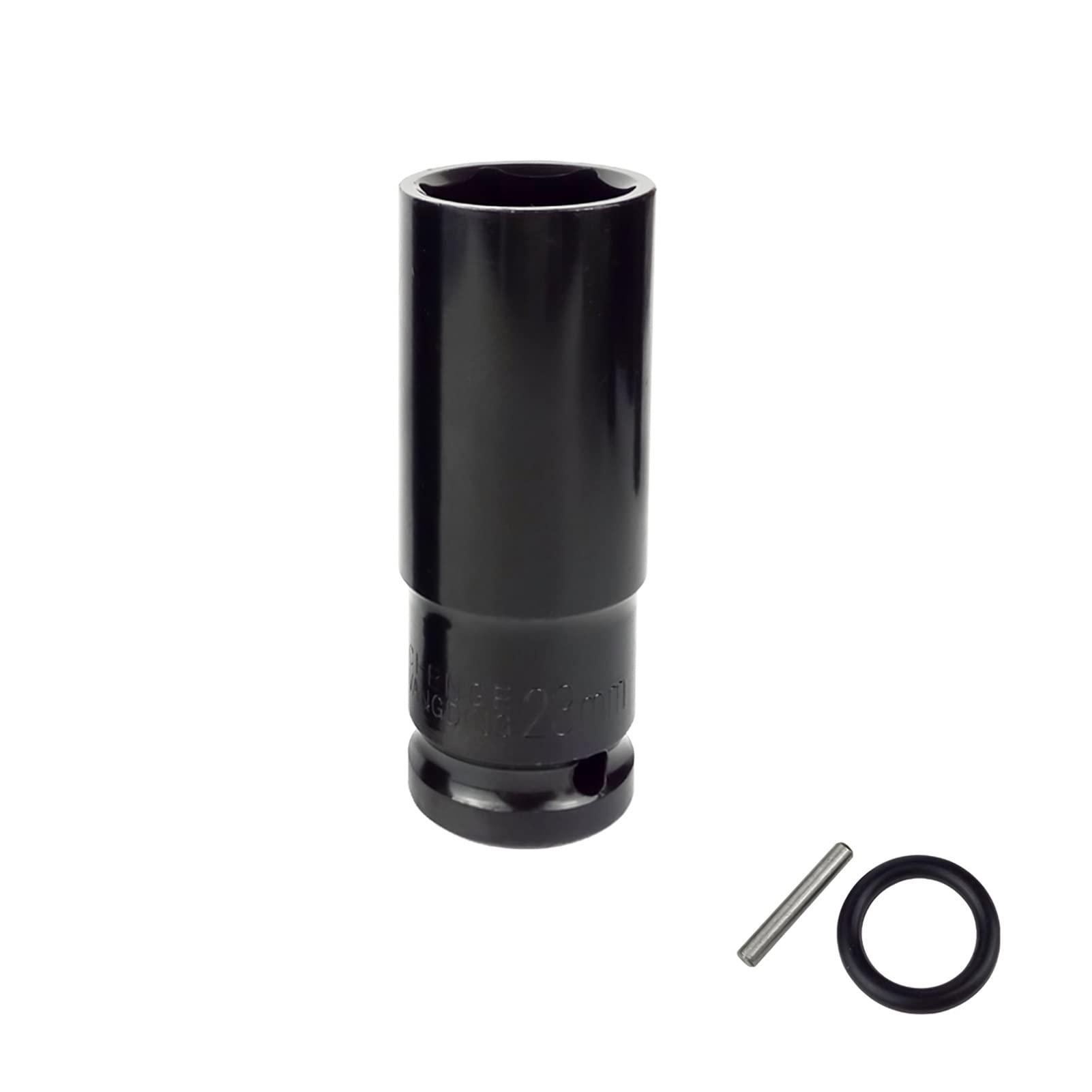 Jeu de douilles à choc profondes 3 pièces avec entraînement métrique 1/2", adaptateur de clé solide et robuste pour outils manuels et outils de réparation (couleur : 78 x 11 mm) (78 x 23 mm)