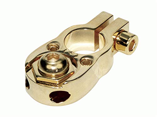 Raptor GBT2P Battery Terminal Positive 2X8GA 5/16 - GOLD