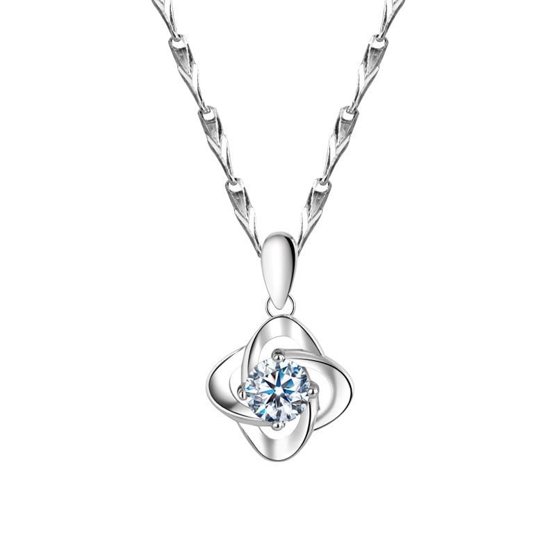 Collier élégant en argent sterling mailles fines chic pour femme