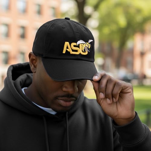 Gorra bordada ajustable Alabama State University miniatura 5