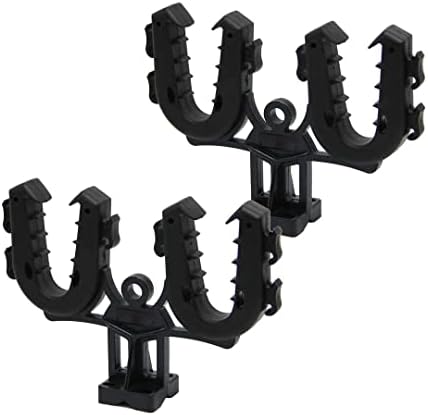 Gun Rack, Gun Mount,Gun Holder For Two Rifles/long guns/Bows or other tools (Black) For ATV UTV Outdoor Indoor