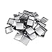 Allwon 56 Pack Empty Square Metal Pans for Eyeshadow Palette Magnetic Makeup Palette (26mm)