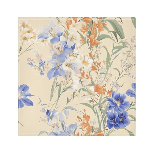 Servilletas de tela beige 20x20 pulgadas set x6 miniatura 6