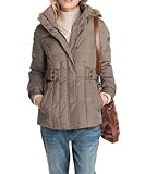  ESPRIT Damen Kurzmantel 103EE1G073, Gr. 38 (M), Grau (092 silver taupe)