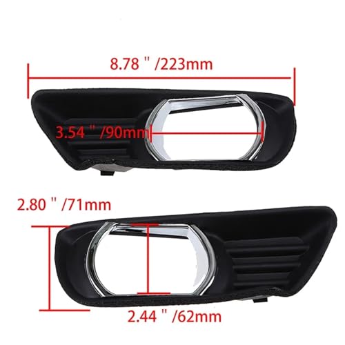 Grilles antibrouillard pour Camry XV40 2007-2009 | Couvercle de calandre inférieur avant - 2