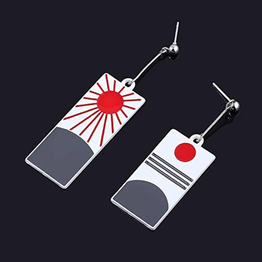 炭治郎の羽織　イアリング Amazon.co.jp: (YOYO HOUSE)サン 太陽の日差しピアス 合金耳飾り