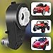 2Pcs 12V Electric Motor Gearbox Powered for Kids Ride On Toys Car,RS550 12V 40000RPM Powered High Speed Wheels Motor Gearbox Engine RS550 Drive Engine Trax Upgrade Replacement Parts