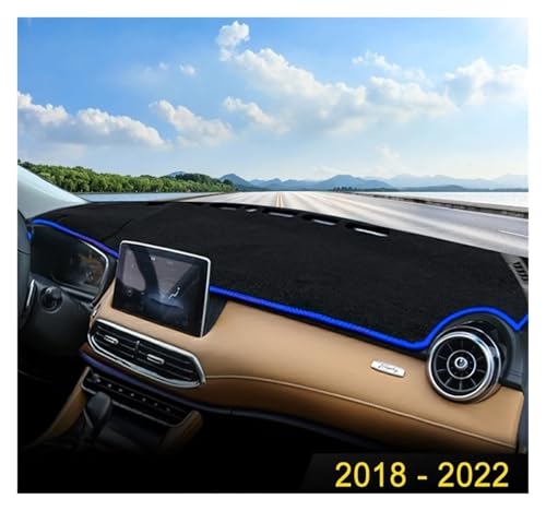 Alfombrilla para MG HS EHS PHEV 2018-2023 funda para salpicadero RHD azul 2