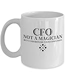 CFO Coffee Mug - Funny Ceramic Tea Cup Gift for Chief Financial Officers - Not a Magician