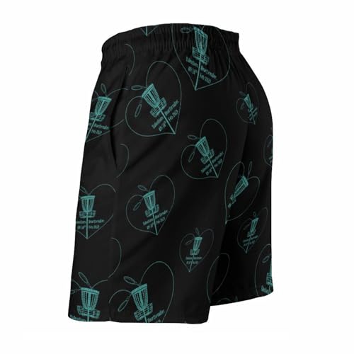 Disc Golf Icon Basket Mens Swim Trunks Beach Shorts Quick Dry Bathing Suits and Mesh Lining4