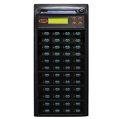 Image of Systor 1 to 47 USB 3.0 /3.1 Duplicator & Sanitizer 6GB /Min - SYS-USB30100-47 | Standalone USB duplicator and sanitizer for flash memory drives with copier and storage drive eraser, speeds up to 100MB /sec.