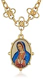 The Vatican Library Collection Mother Mary Pendant Necklace, 16
