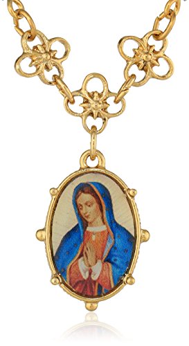 The Vatican Library Collection Mother Mary Pendant Necklace, 16