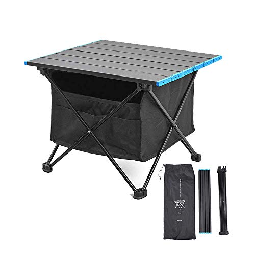 GMIFUN Lightweight Foldable Camping Table Beach folding Table with Storage Bag,Easy to Carry & Install,Perfect for Outdoor,Picnic,Cooking, Hiking, Travel(Small,Medium,Large)