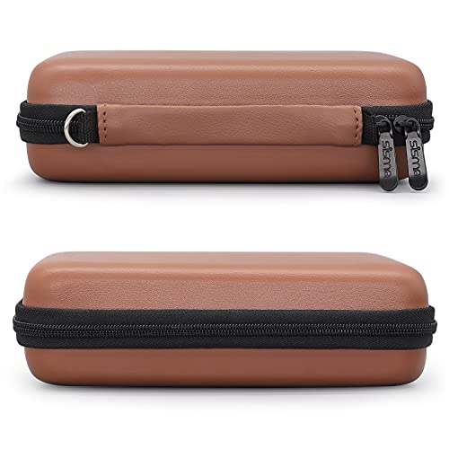 sisma Etui de Rangement pour 80 Cartouches de Jeu Switch PS Vita et Cartes SD, Pochette de Transport et Protection Rigide -Maroon