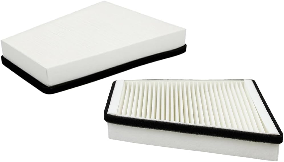 2pcs AL71259 Cabin Air Filter Fit for Tractor, Compatible with JD 6020 6110 6210 6310 6310S 6410 6410S 6510S 6610 6910 6910S Tractors, Replaces AL112955 AL112954