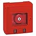 Produktbild LEGRAND, Sicherheitskasten (rot) IP 44 - IK 07 mit Pilz-Schlüsseltaster und LED-Leuchtmelder , 038009