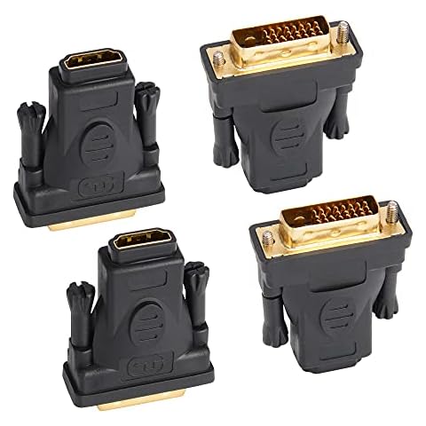 J&D DVI to HDMI Adapter 4 Pack Cover