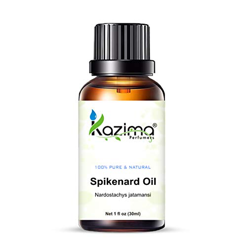 KAZIMA Spikenard (Jatamansi) Essential Oil - 100% Pure Natural & Undiluted For Skin care & Hair Care (30ml)