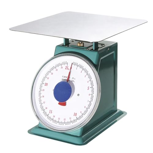 La zappa Balance mécanique de cuisine blanche adaptée aux pesées à domicile (50 kg)