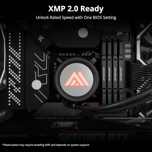 Image of Timetec Pinnacle Konduit 8GB DDR4 3200MHz PC4-25600 CL16-18-18-38 XMP2.0 Overclocking 1.35V Compatible for AMD and Intel Desktop Gaming PC Memory Module RAM - Black