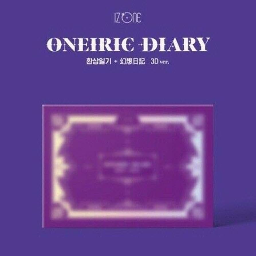 アイズワン IZ*ONE　Oneiric Diary　3D ver.廃盤　新品 Amazon.com: IZONE 'Oneiric Diary' 3rd Mini Album 3D Version