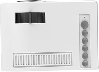 Mikikit Family Cinema Projector Mini Projector LED Projector Cinema Media Player Portable White Portable Projector