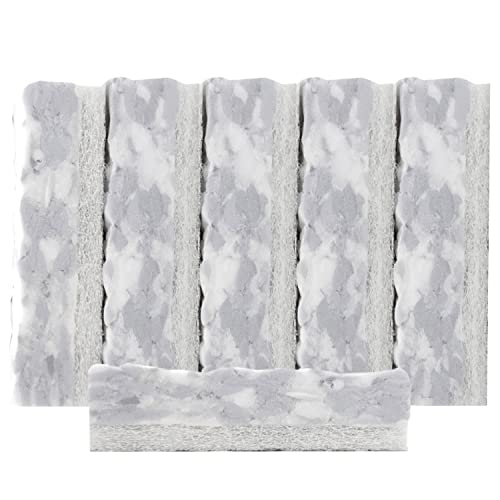 haid-tec Melamin Schmutzradierer - 6 Radierschwämme - Melamin Schwamm für mineralische und elastische Oberflächen - Langlebiger Zauberschwamm zur Fleckenentfernung