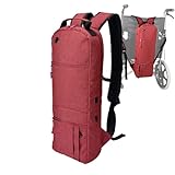 Healvaluefit Mochila de tanque de oxigênio O2 bolsa de suporte de cilindro para tanque D/M-15, JD/M-22 (vermelho)