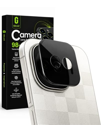 Image of iGluz Compatible with iQOO 15R Camera Lens Protector (1 Pack) | Premium 9H Tempered Glass Camera Guard | Ultra Clear HD | Scratch Resistant | Case Friendly Fit | Bubble Free Easy Installation