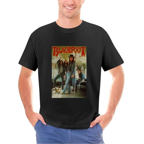 Photo de Blackfoot-Sourn-Rock-Band-Outlaws-White-T-Shirt