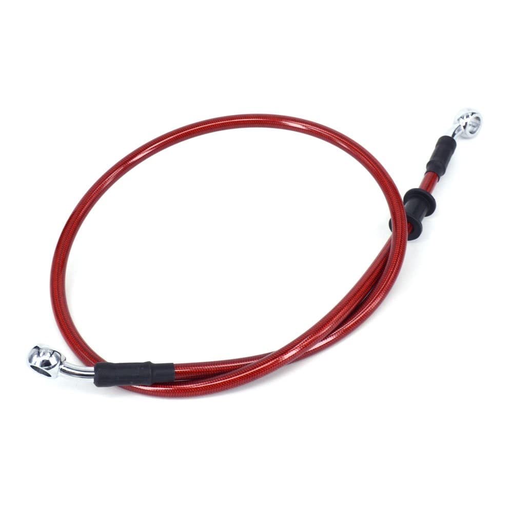 Motocicleta Latiguillo Freno Universal Motocicleta 500mm-2000mm Acero Trenzado Freno Hidráulico Embrague Radiador Enfriador De Aceite Manguera Tubo Tubo (Color : 900mm)