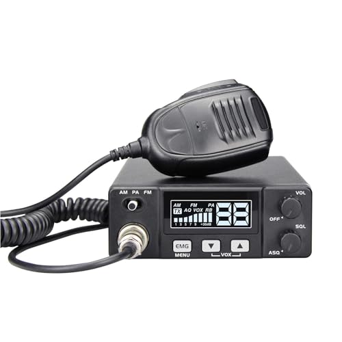 CB-Two-Way-Radio-AT-505PRO-for-Truckers-Long-RangeVOX-Mini-CB-Radio-wPA-System-for-Truck-PA-AM-FM-switchable-Two-Way-Radio CB Two Way Radio AT-505PRO for Truckers Long Range,VOX Mini CB Radio w/PA System for Truck, PA AM FM switchable Two Way Radio - Image 1