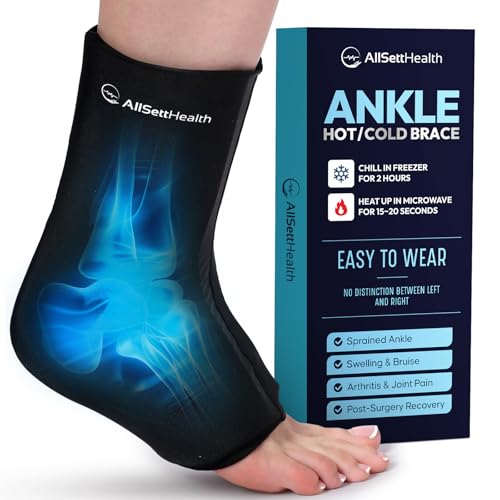 Ankle Ice Pack Wrap for Swelling